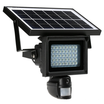 Cámara de reflector de movimiento PIR con energía solar de seguridad impermeable con grabación de video